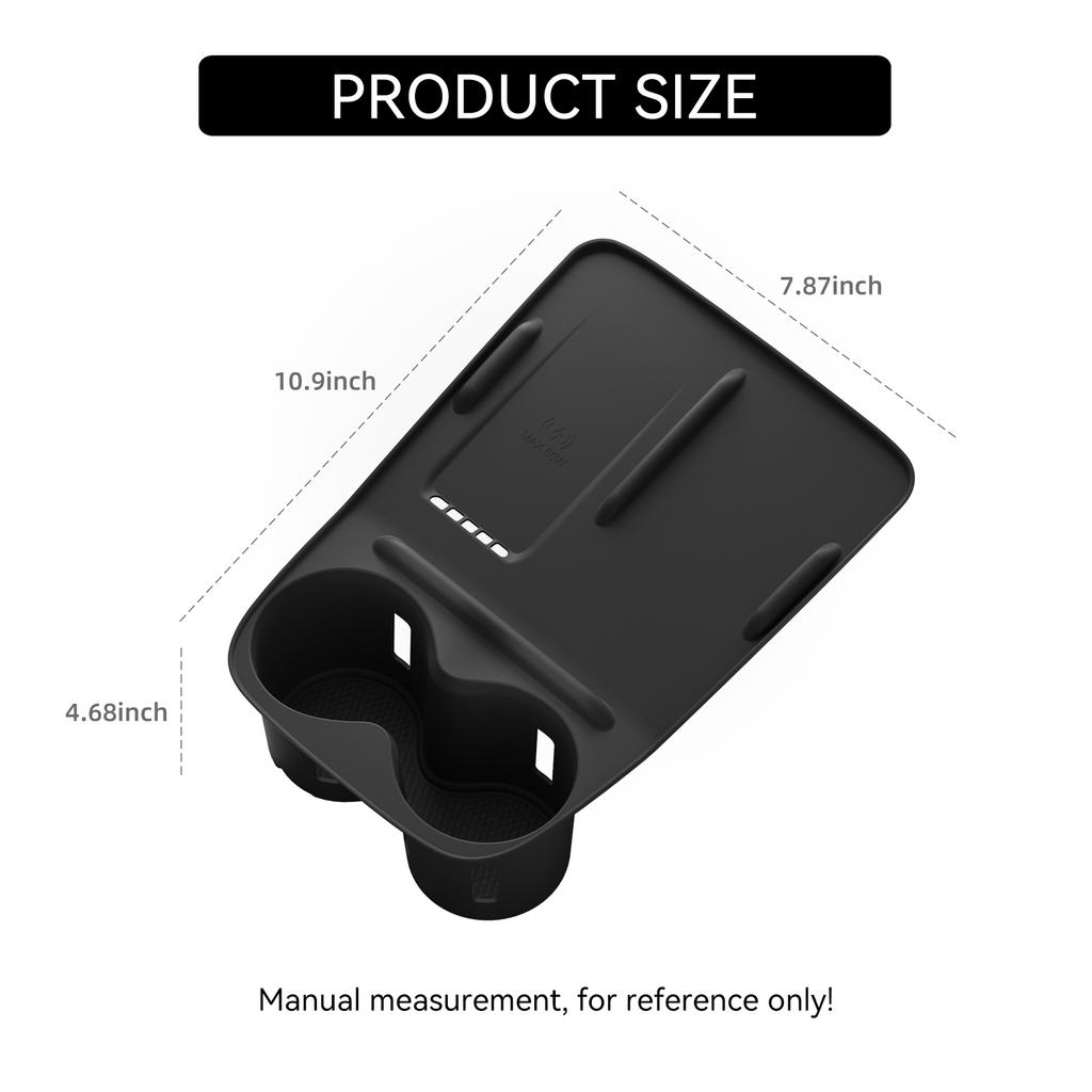 for BYD Sealion 05 EV 2025 Water Cup Holder Storage Tray Organizer With Non-slip Mat Central Console Protective Pad Accessories