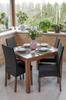 Black Smooth Elastic Chair Cover