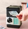Utsumi Piggy Automatic Insertion for PIN Electronic Sound Bank, Bills, Coins, Password, Code, Lock, Key, Security,