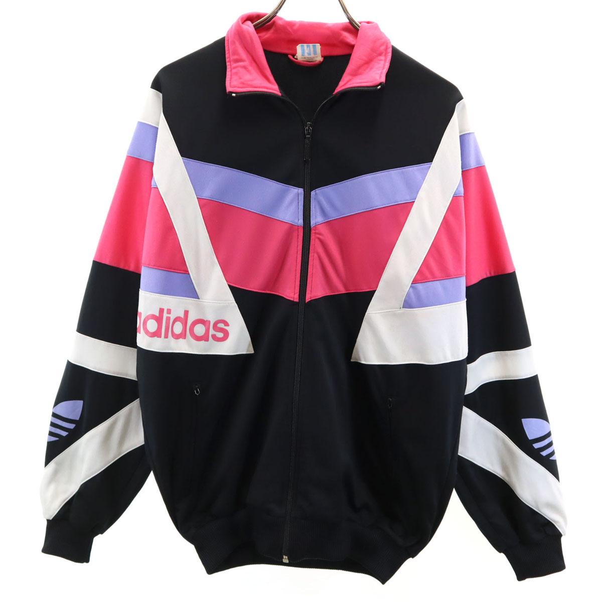 

adidas 80-е Винтаж Бирка с международным флагом Логотип Трилистник Спортивная куртка M Мужская Б/у