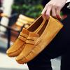Ultra-light Mens Penny Loafers Suede Leather Slip on Flats New Casual Business Dress Shoes Male Wedding Party Office Lazy Shoes