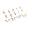 Spice Girl Ins Pneumatic Diamond Pearl Bow Wear Nail Shiny Glitter French Nail Art Fake Nails