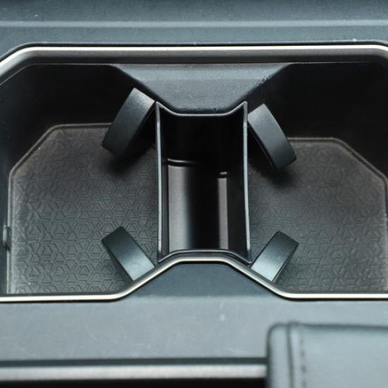 ABS Car Cup Holder Partition Box Tidy Tray For Toyota Tundra/Sequoia -2024