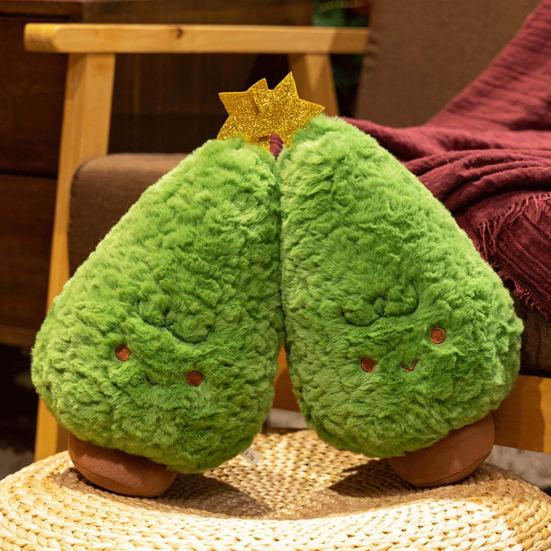 Χριστουγεννιάτικο Μαξιλάρι Καραμέλας Διακοσμητικό Μαξιλάρι Ρίψης σε Σχήμα Μπαστουνιού Καραμέλας Χαριτωμένο Βελούδινο Μαξιλάρι Μέντας για Καναπέ Σαλόνι Χριστουγεννιάτικη Διακόσμηση