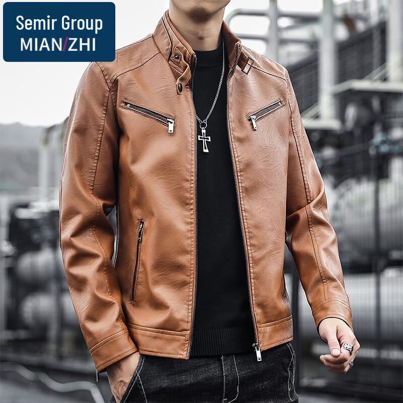 

Men s Casual Faux Leather Motorcycle Jacket XL