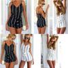 Elegant Cotton Linen Deep V Neck Backless Jumpsuit With Waist Belt For Spring Wear