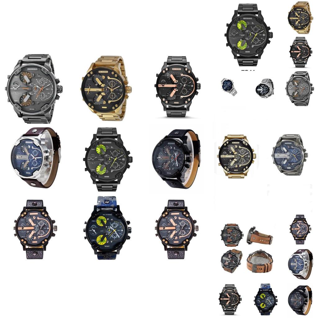 Stylish Fashion Personality Men's Large Dial Alloy Steel Quartz Watch