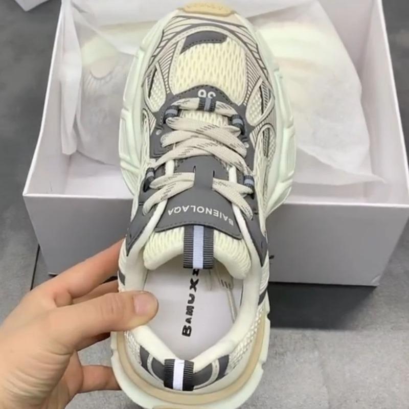 thick-soled women's spring versatile dad shoes trendy casual women's shoes mesh breathable sneakers