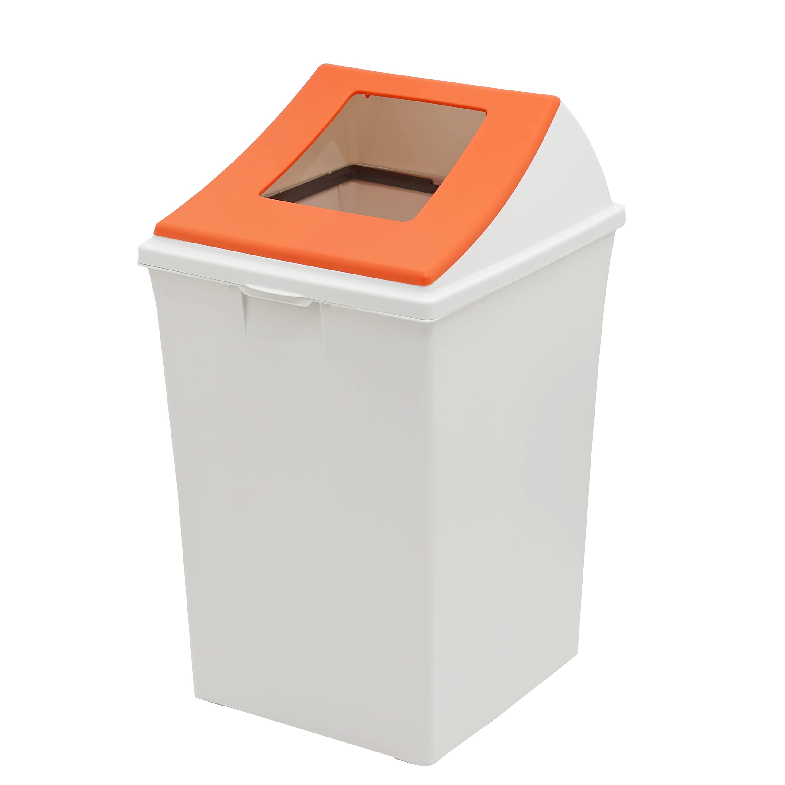 

Captain Stag Trash Can Dust Box Open Red Made in Japan #70 UY-7053