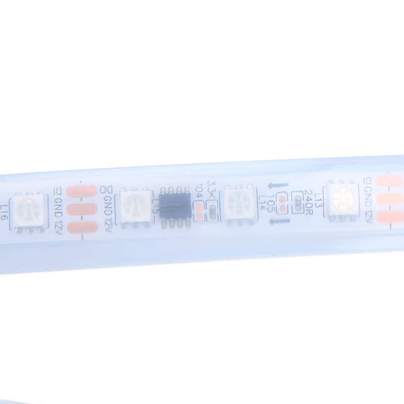 Flexible Car LED Light Strip 1.8m LED Strip Tube Lamp Super Bright with Remote Control