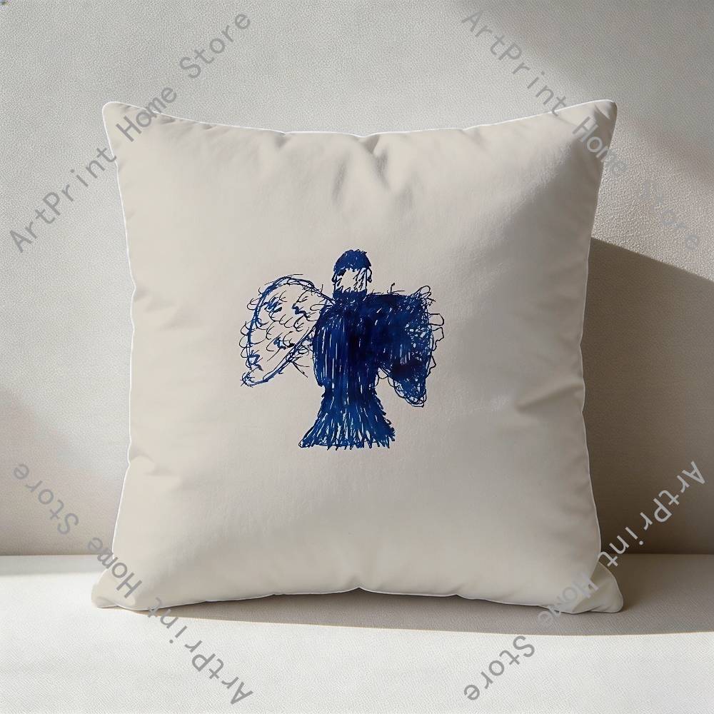 MMilo J Pillow Cases for Bedroom Living Room Sofa Home Decor Polyester Cushion Cover with Zipper