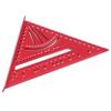 90° Right Angle Aluminum Triangle Ruler Aluminum Alloy Rafter Square Protractor  Woodworking