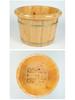 Cedar Wood Foot Bath Basin with Acupoint Massage - Household Wooden Soaking Bucket