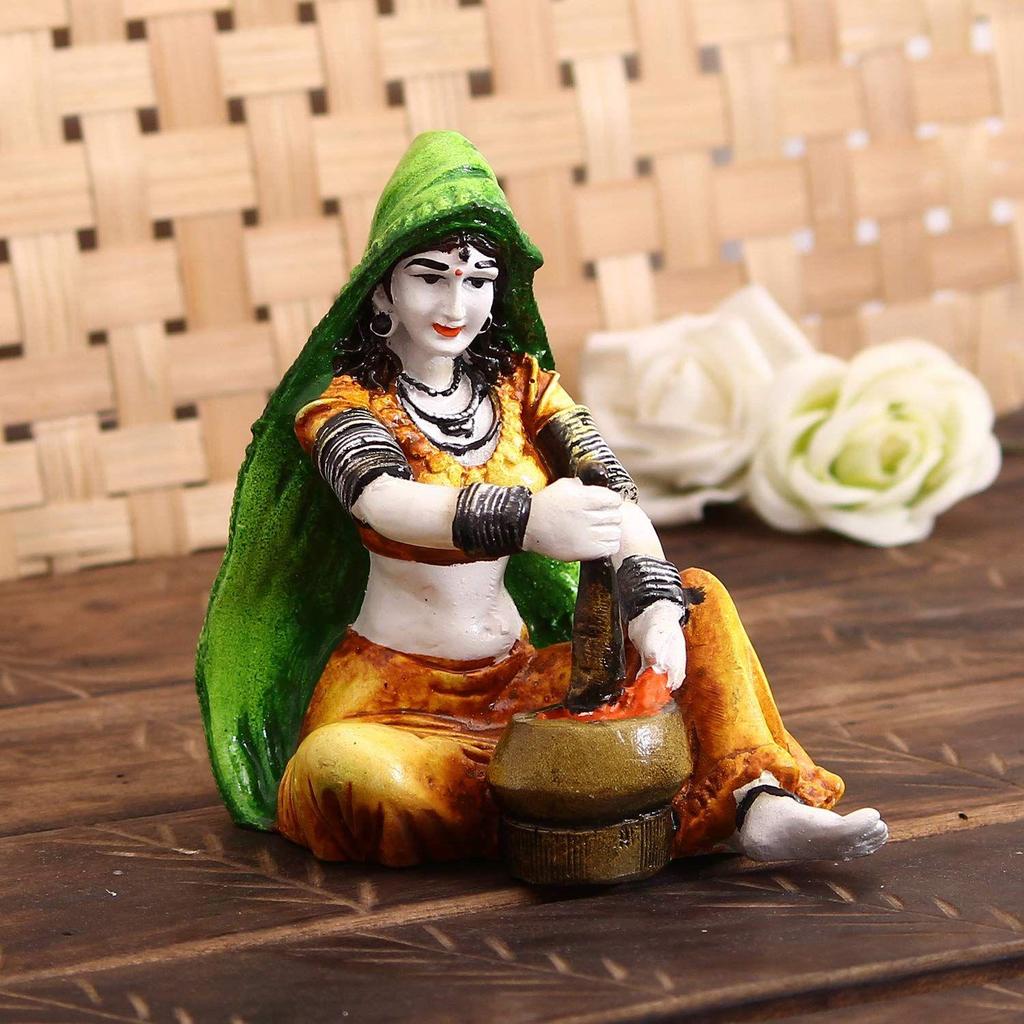 Rajasthani Lady Decorative Statue