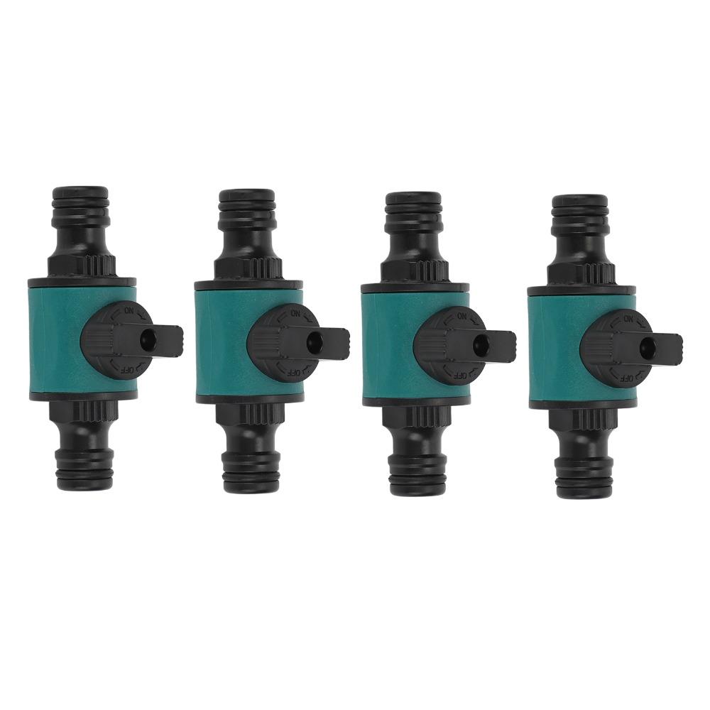 4PCS Dual Head Garden Hose Connector Plastic Plastic Hose Quick Connector  Greenhouse Gardening