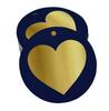 Inkdotpot Pack Of 100 Made With Love Wedding Favor Paper Tags Craft Real Gold Foil Hang