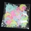 100pcs Kids Bedroom Fluorescent Glow In The Dark Stars Moons Wall Stickers Decor