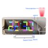 Projection Alarm Clock Digital Mirror Clocks with 180 degrees  Rotatable Projector RGB Color Digital LED Display 6   Display Brightness Dual Alarm