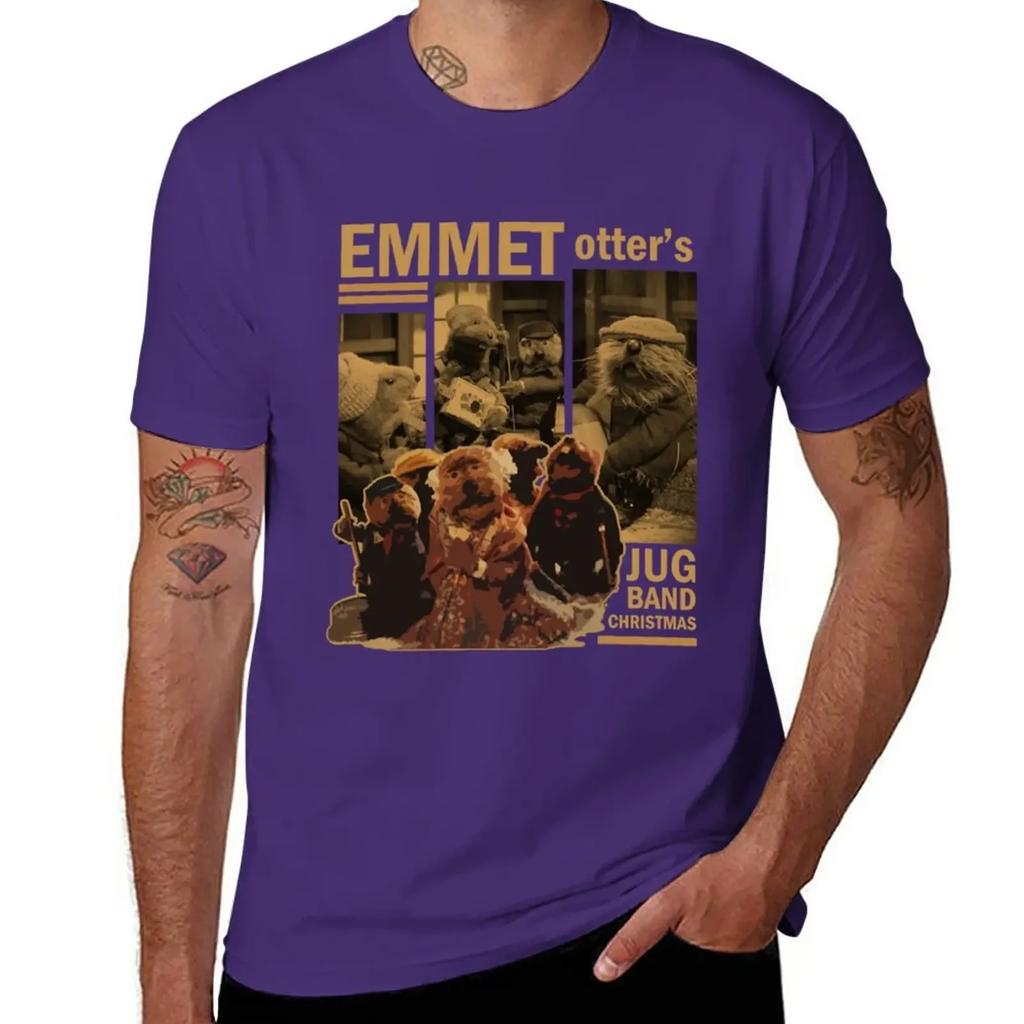Emmet Otter T-Shirt blacks summer tops mens graphic t-shirts hip hop