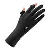 Damen UPF 50+ Sonnenschutzhandschuhe, Atmungsaktive Lange Netz-Armhandschuhe mit Touchscreen-Fingern, Rutschfest, UV-Schutz für Fahren, Radfahren, Outdoor