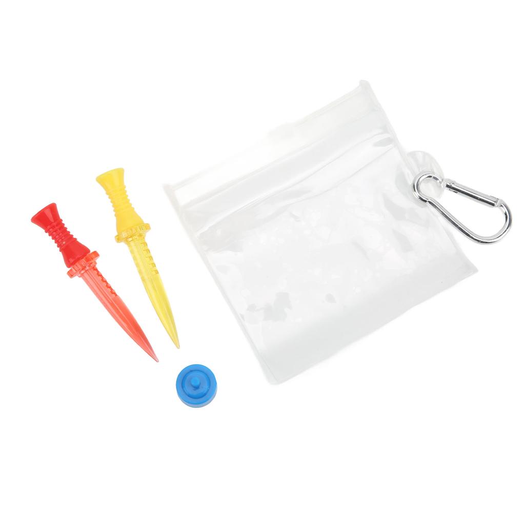 Suporte Magnético de Tee de Golfe de Plástico com Altura Ajustável e Nível para Tapete de Prática de Driving Range