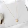 C139EBAY Dunhuang Fashion Simple Thickened Moon Pendant Necklace Necklace