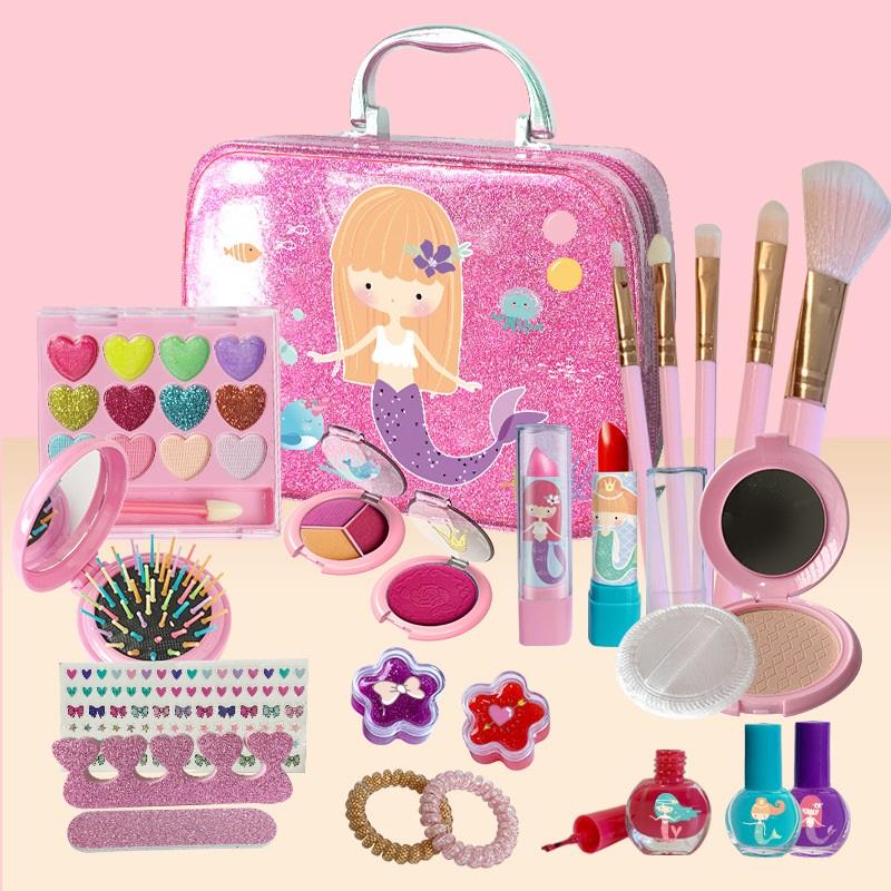 , Children's Makeup Toys, Play House Makeup, Cosmetics Toys, Eye Shadow and Lipstick