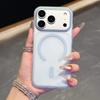 Clear Frosted PC For Magsafe Phone Case For iPhone 17 Air 16 15 14 Plus 13 12 11 Pro Max 17 Pro Magnetic Wireless Charge Cover