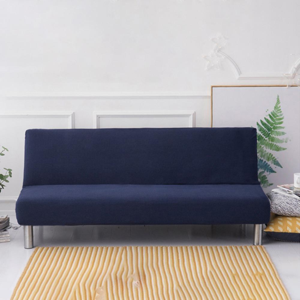 Elastic Futon Sofa Cover Dust-proof Bench Cover Universal Armless Sofa Slipcover  Living Room