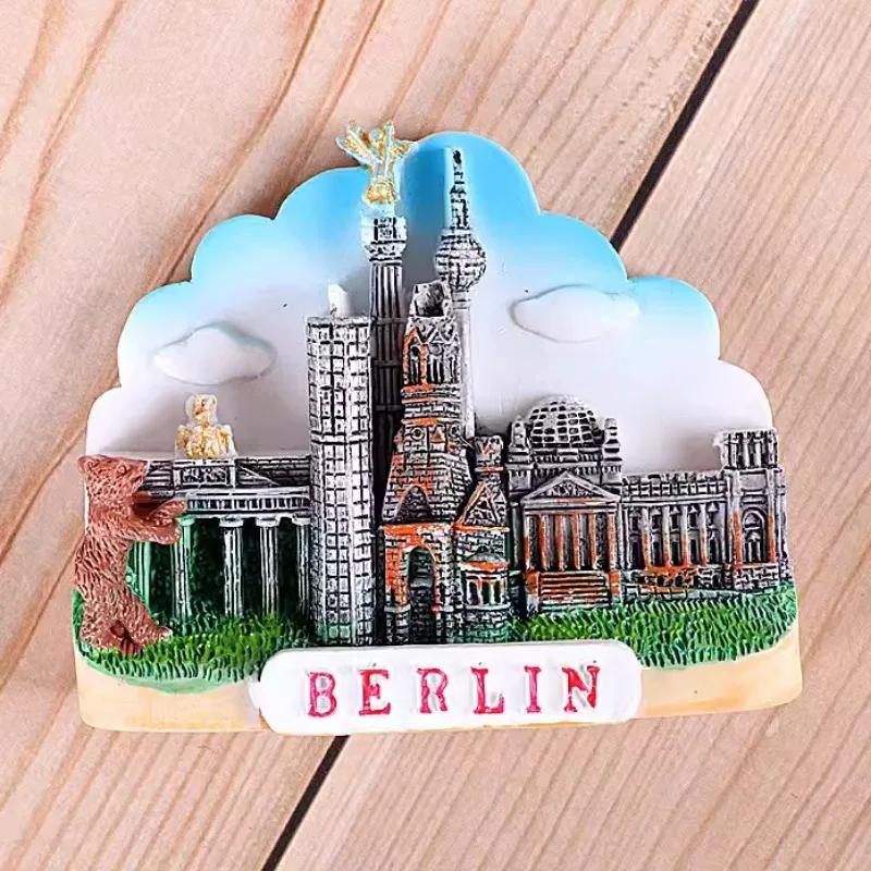 Italy Pisa Travelling Souvenirs Spain Madrid Denmark Copenhagen Fridge Stickers Home Decor Vietnam Fridge Magnets Wedding Gifts