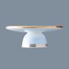 NARUMI Compote Ramage 18cm Blue Bird Pattern Cute Stylish Cake Stand Plate with Legs Present Gift Boxed 52468-6022