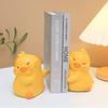 1Pcs Lovely Cartoon Duck Hugging Animal Book Ends Book Stand Holder Decorative Bookends For Desk Office Home Shelf Ornaments