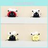 Adorable Bee Plush Toy With Moving Wings Cute Stuffed Animal Bag Charm 11cm