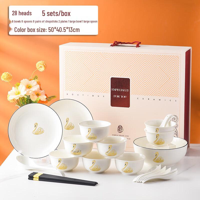 Light Luxury Ceramic Tableware Set