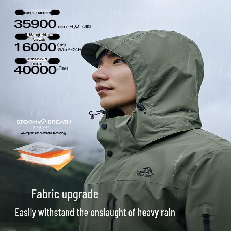 PELLIOT Men's Mountain Wilderness 2.0 3-in-1 Goose Down Jacket