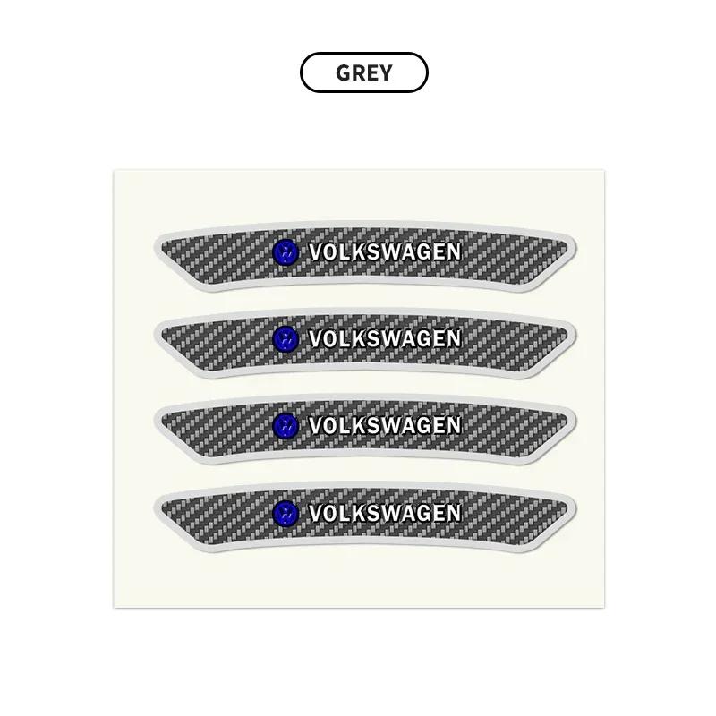 4Pcs Car Wheel Badge Sticker Emblem Decoration For VW Golf Tiguan Jetta Transporter Passat T5 Polo Touran Scirocco Arteon