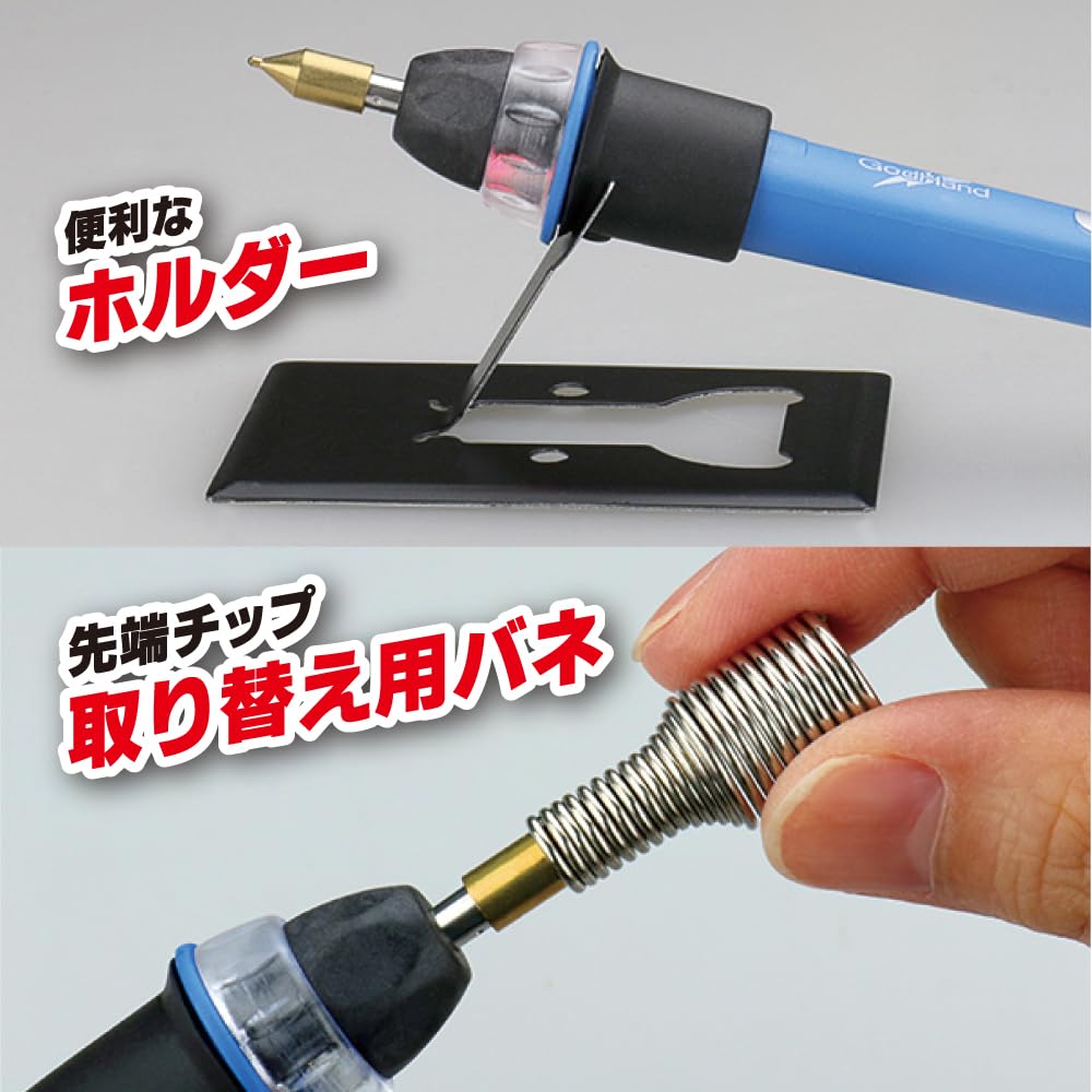 GodHand Hot Shriver colors of metallic 4 types of tips Hobby Tool (6 foil, included) GH-UHS