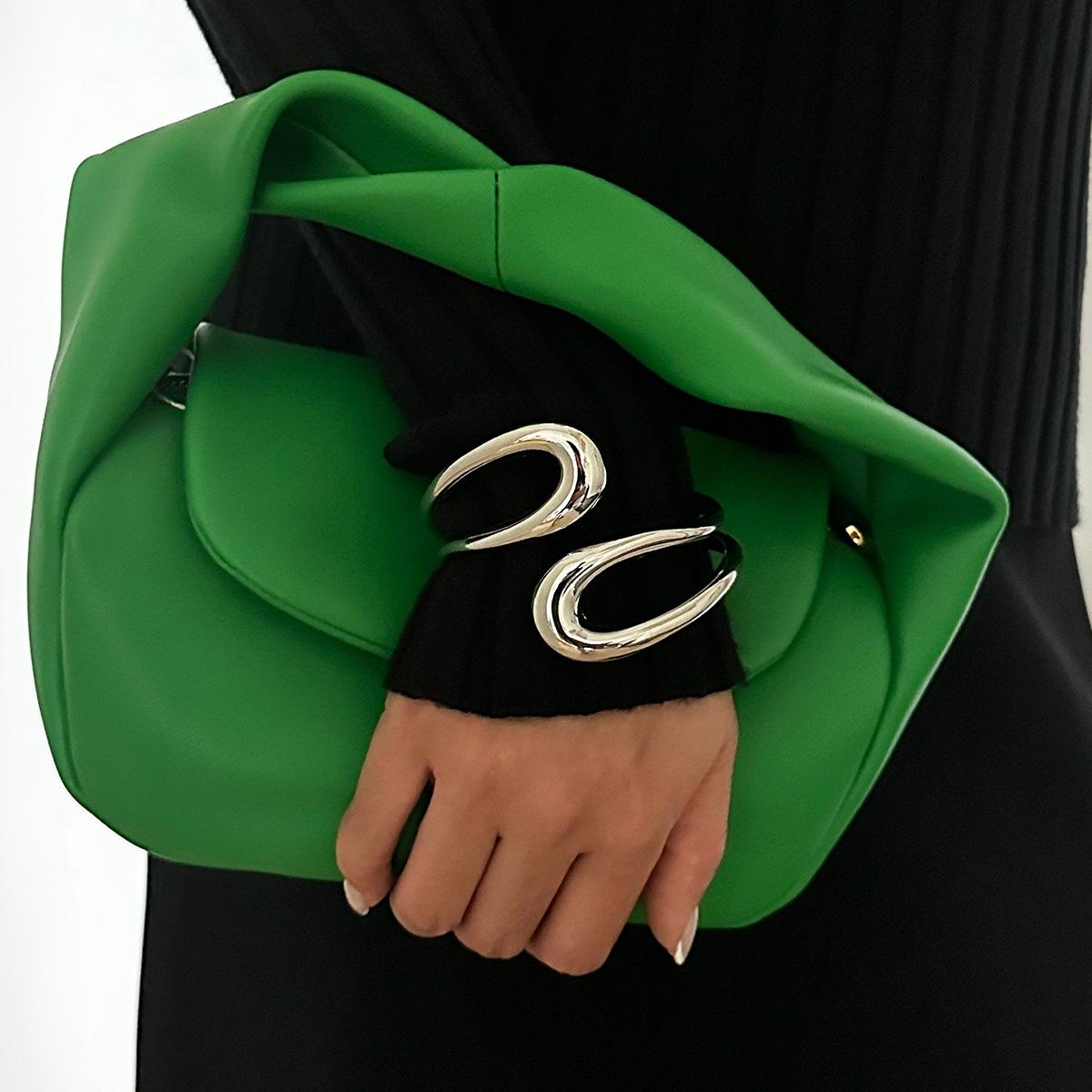 

Преувеличенный металлический полый регулируемый открытый браслет-манжета для женщин и мужчин, уличный хип-хоп панк браслет на запястье, ювелирное изделие