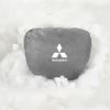 Autostoel Hoofdsteun Nekbeschermer Kussen Suède Leer Gordel Schouderpads voor Mitsubishi Outlander I200 Pajero Eclipse ASX Lancer