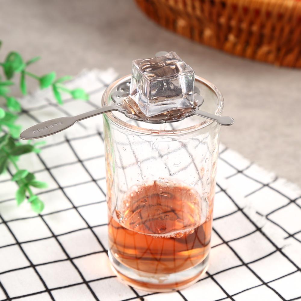 Edelstahl Absinth Löffel Draht Gemischter Sieb Cocktail Shaker Trinksieb Filter Wermut Löffel Zubehör