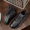 Lightning Black Casual Sneakers For Men With Thick Sole And Eva Insole Perfect For Running And Sports