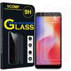 Screen Protector - VCOMP - Xiaomi Redmi 6 - Tempered Glass - Pack of 2 - Scratch-resistant