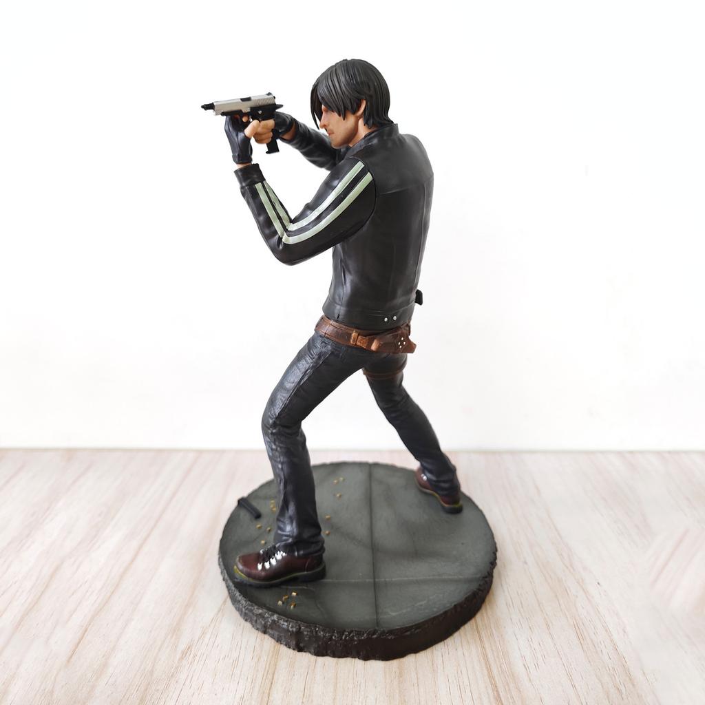 Manyuqing Resident Evil Leon Kennedy Action Figure Soldier With Gun Statue Desktop Decoration Anime Game Periphery Toy Gift