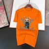 2024 Luxury Bunny Letter Brand High-Quality Printed Men's Oversize Sleeve T-shirt 100% Cotton Summer Top Tees Free Shipping