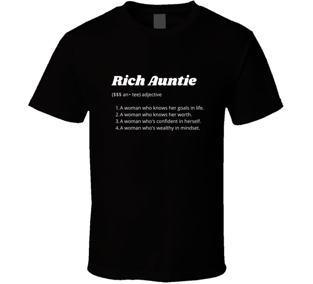 What Is A Rich Auntie? T Shirt Mens Womens Tees Top L