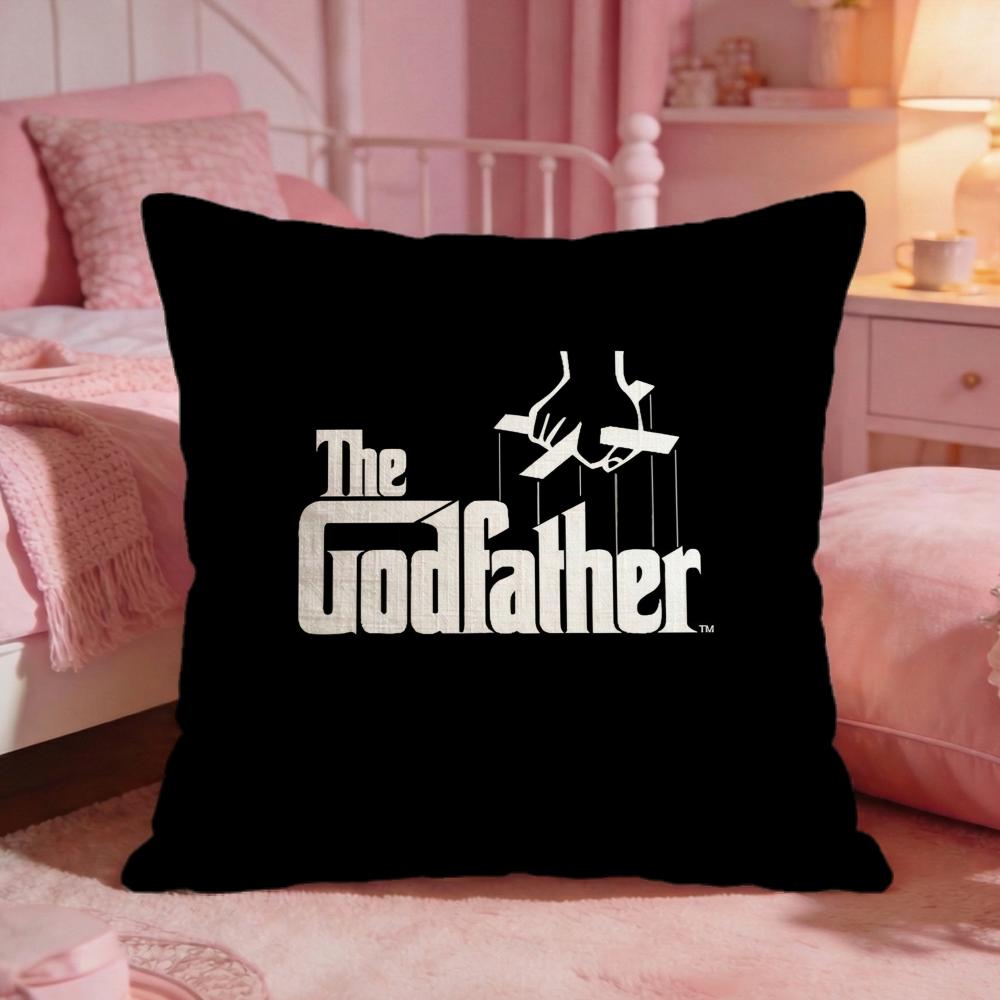 The GGodfather Movie Cushion Cover Premium Comfort Reversible Pillow Cove Two In One Design For Any Room  Car Interior