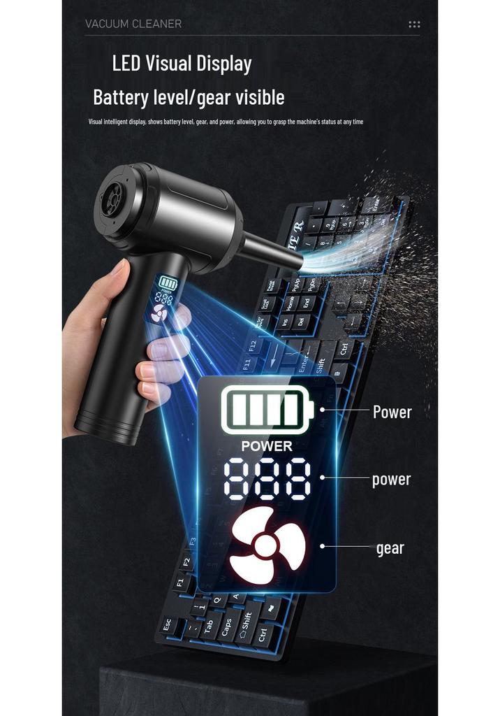 Portable Handheld Wireless Car Vacuum Cleaner with Super Strong Suction