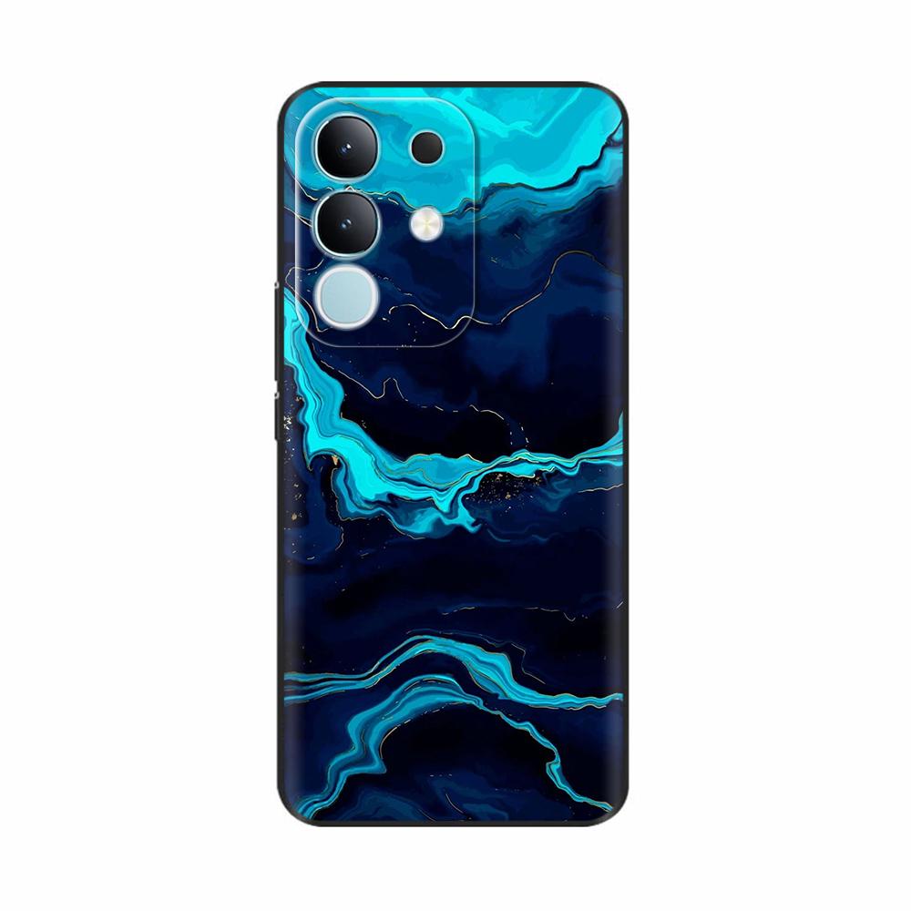 For Vivo Y29 4G Case Luxury Painted Back Cover Soft Silicone Phone Cases For Vivo Y29 4G Case Y 29 Shockproof Coque Bags Fundas
