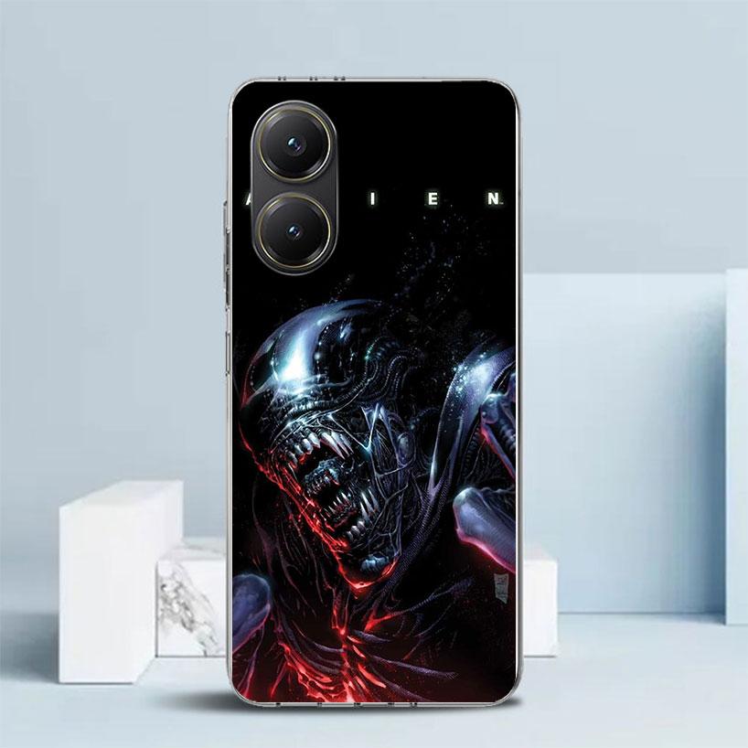 Coole A-Alien X-Xenomorph Soft Hülle für Xiaomi Poco F7 Ultra X7 X6 X5 Pro M7 Handyhülle Redmi 15 15C 13 13C 12 12C 10 10C Druck
