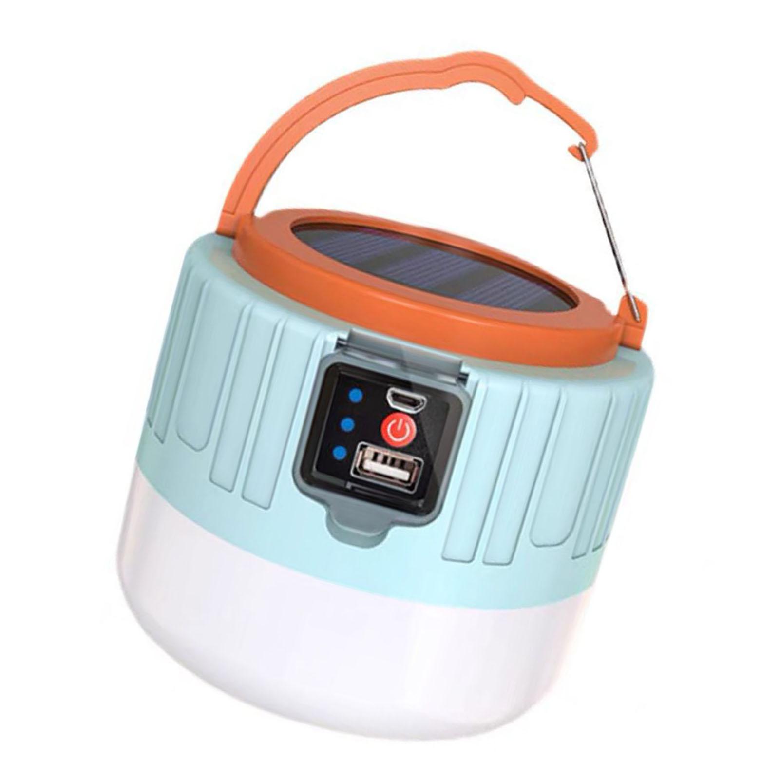 

Палаточный фонарь на солнечной энергии Большая площадь освещения 3 уровня индикации мощности USB вход/выход Аварийная лампа